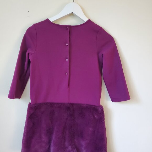 Girls Size 8 Janie and Jack Burgundy Dress - Picture 2 of 5